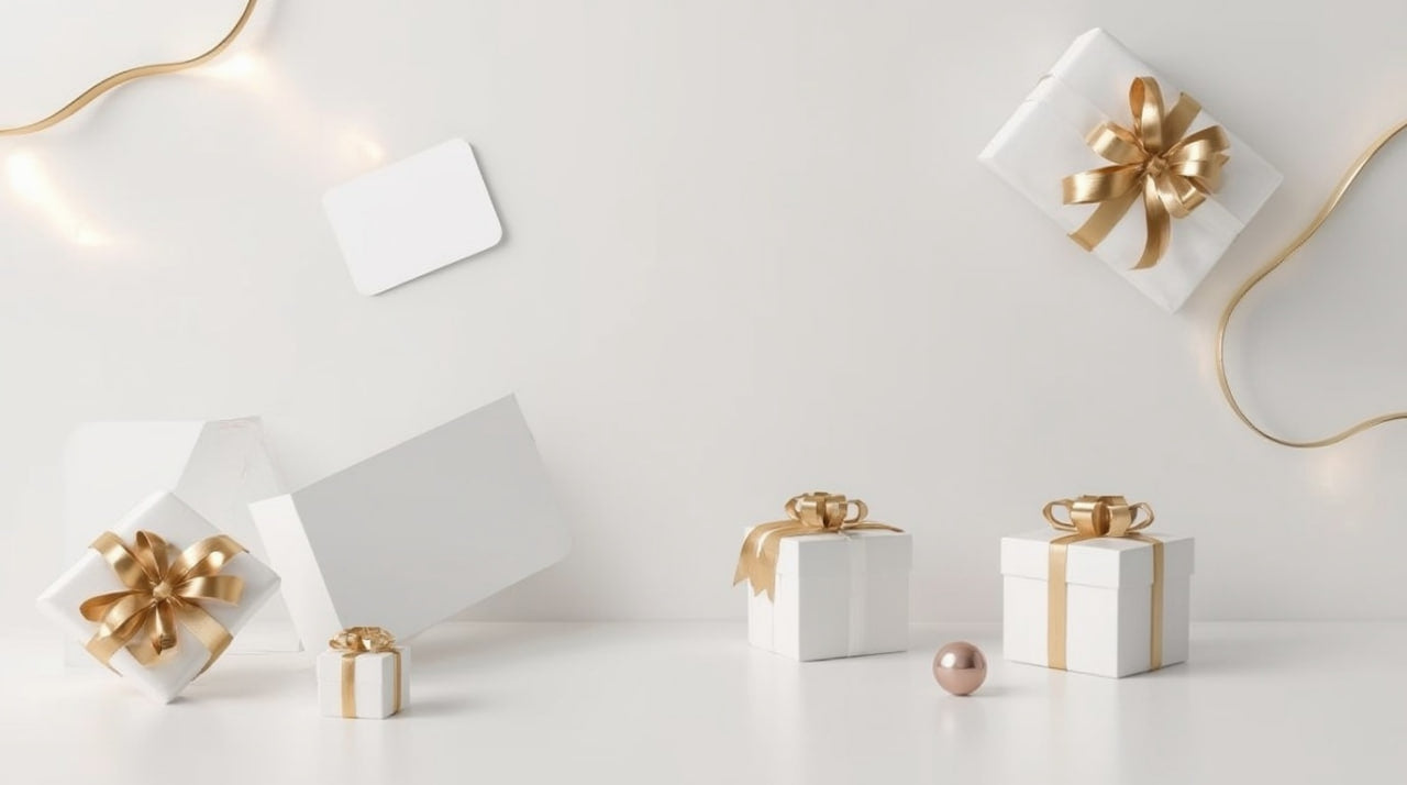 room with presents and surprise
